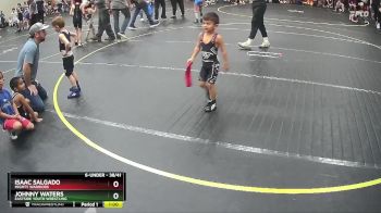 38/41 Round 2 - Isaac Salgado, Mighty Warriors vs Johnny Waters, Eastside Youth Wrestling