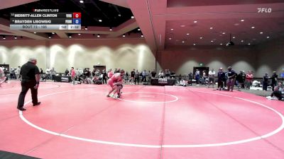 165 lbs Cons. Round 5 - Merritt-Allen Clinton, Virginia vs Brayden Lisowski, Pennsylvania