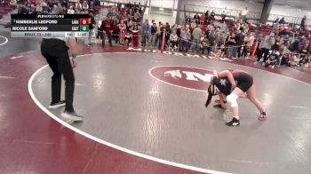 140 lbs Champ. Round 1 - Kimberlie Ledford, Laramie vs Nicole Sanford, Cheyenne East