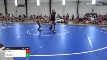 55 lbs Consolation - Wyler Allen, Lions Wrestling Academy vs Kao Grijalva, Hotshots