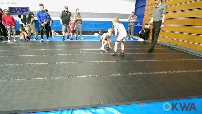 46 lbs Round Of 16 - Atticus Cullen, El Reno Wrestling Club vs Wyatt Noel, Cowboy Wrestling Club