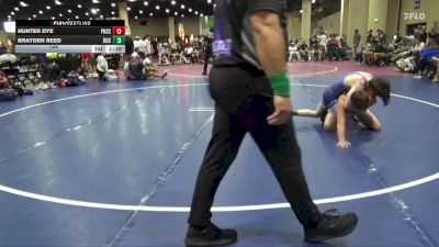 126 lbs Round 3 (6 Team) - Brayden Reed, Tallahassee War Noles vs Hunter Dye, Powerhouse