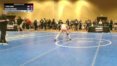 110 lbs Cons. Quarters - Zoe Long, Empire Girls Wrestling vs Kelsie Strong, Diehard Wrestling Club