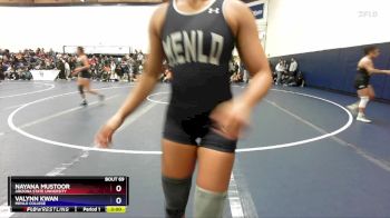 138 lbs Cons. Round 2 - Nayana Mustoor, Arizona State University vs Valynn Kwan, Menlo College