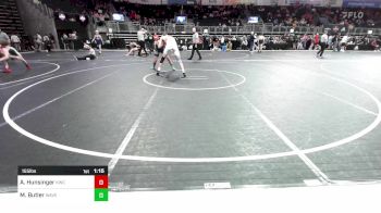 155 lbs Semifinal - Ayden Hunsinger, Kraken vs Mason Butler, Wave Wrestling Club (TN)