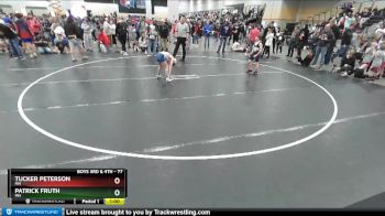 77 lbs Cons. Round 2 - Tucker Peterson, MN vs Patrick Fruth, MN