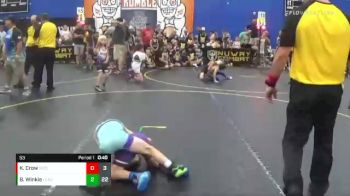 53 lbs Round 1 (8 Team) - Kamden Crow, Team Gotcha vs Blake Winkie, Lead Miners