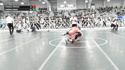 126 lbs Consi Of 32 #2 - Thomas Oswald, PA vs Landon Logan, NC