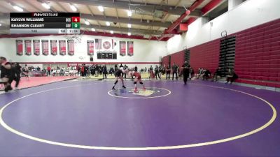 145 lbs Round 1 (3 Team) - Kaylyn Williams, Sacramento City College vs Shannon Cleary, Skyline College