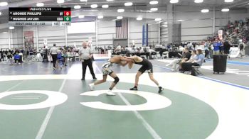 5 - 132 lbs Champ. Round 1 - Hughes Jaylen, Granby vs Aronde Phillips, William Fleming