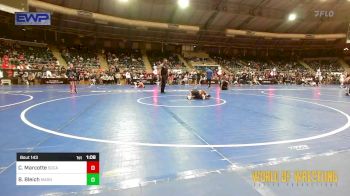 73 lbs Semifinal - Cael Marcotte, Socal Grappling Club vs Bradey Bleich, Mat Assassins