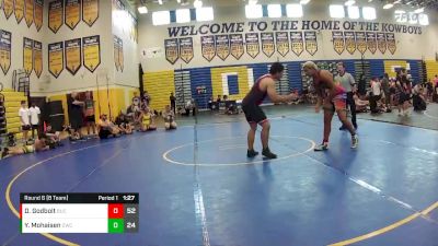 285 lbs Round 6 (8 Team) - Yosef Mohaisen, Oviedo WC vs Derryl Godbolt, Buchholz