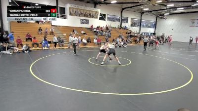 197 lbs Semifinal - Nathan Critchfield, Indiana Tech vs Ethan Farnell, Unattached-Indianapolis