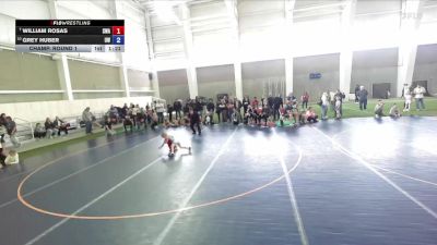 49 lbs Champ. Round 1 - William Rosas, Sanderson Wrestling Academy vs Grey Huber, Uintah Wrestling
