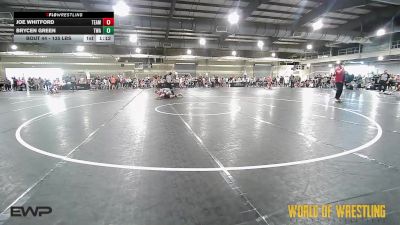 135 lbs Round Of 32 - Joe Whitford, TEAM PRIDE ACADEMY vs Brycen Green, Thoroughbred Wrestling Academy