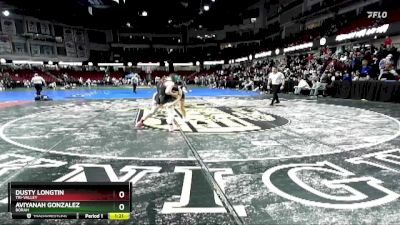 120 lbs Semifinal - Aviyanah Gonzalez, Borah vs Dusty Longtin, Tri-Valley