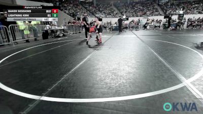 Quarterfinal - Baker Sessions, Mustang Bronco Wrestling Club vs Lightning Kirk, Hilldale Youth Wrestling Club