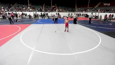 100 lbs Consolation - Juanito Lopez, Espanola Jr WC vs BluYonna Silvers, Stout Academy