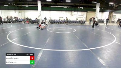 120 lbs Round Of 128 - Archer Anderson, MI vs Blaine Kimery, KY