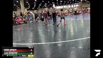 75 lbs Placement (16 Team) - Asher Abidean, Alabama Elite - Red vs Cade Sipniewski, Alabama Elite Gold