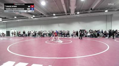 Senior Women Freestyle FS - 53 lbs Cons. Round 3 - Chloe Ayres, New Jersey RTC vs Isabella Marie Gonzales, Titan Mercury Wrestling Club (TMWC)