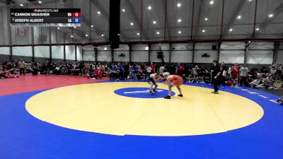 Junior Boys FS - 144 lbs Champ. Round 2 - Cannon Meagher, WA vs Joseph Albert, CA