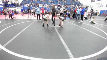 52 lbs Consi Of 8 #1 - Bayler Robinson, Division Bell Wrestling vs Karsen Tschida, Blaine County Grapplers