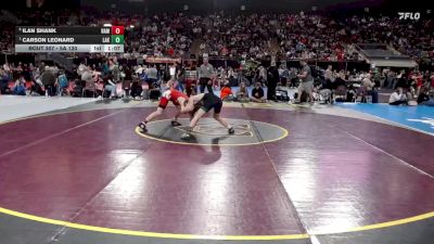 5A 120 lbs Semifinal - Carson Leonard, Lakeland vs Ilan Shank, Nampa