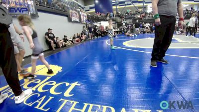 46-49 lbs Semifinal - Mason Shumaker, Mustang Bronco Wrestling Club vs Grayson Hale, Standfast OKC