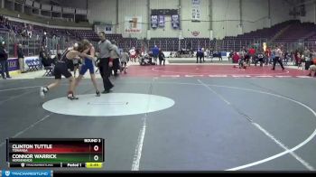 140/150 Round 3 - Clinton Tuttle, Towanda vs Connor Warrick, Horseheads