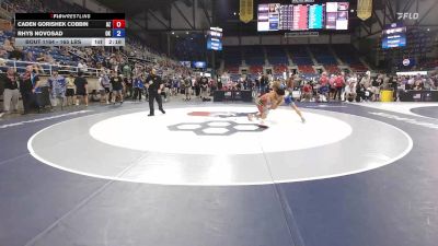 165 lbs Cons. Rd Of 64 - Caden Gorishek Cobbin, AZ vs Rhys Novosad, OK