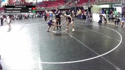 140 lbs Cons. Round 4 - Isaac Cisneros, Milford Wrestling Club vs Zander Pokorny, Wahoo Wrestling Club