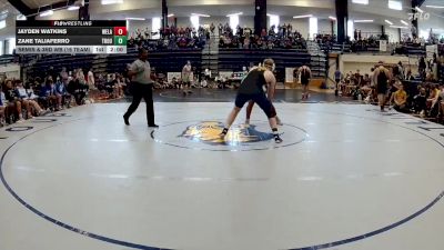 215 lbs Semis & 3rd Wb (16 Team) - Zane Taliaferro, Troup vs Jayden Watkins, West Laurens