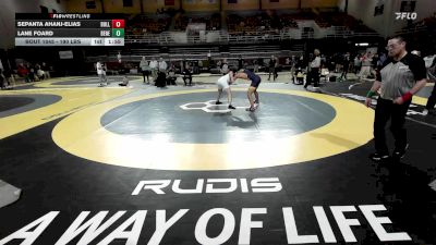 190 lbs Semifinal - Sepanta Ahanj-Elias, Bullis School vs Lane Foard, Benedictine Prep