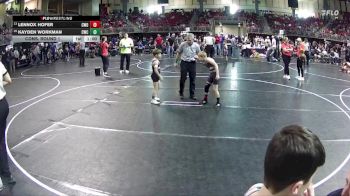 70 lbs Cons. Round 1 - Lennox Hofer, CWO vs Kayden Workman, Conestoga Wrestling Club