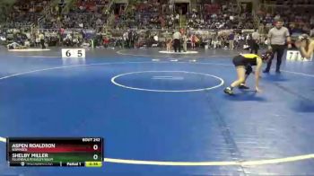 115 lbs Cons. Round 3 - Shelby Miller, Ellendale/Edgeley/Kulm vs Aspen Roaldson, Bismarck