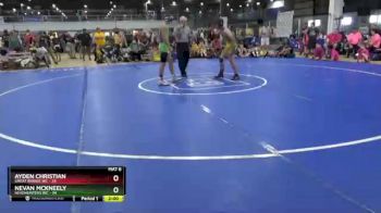 138 lbs Round 4 (8 Team) - Ayden Christian, GREAT BRIDGE WC vs Nevan McKneely, HEADHUNTERS WC