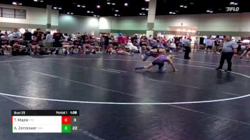 138 lbs Round 4 (16 Team) - Talon Maple, Funky Monkey vs Ashton Zembower, 212 Wrestling