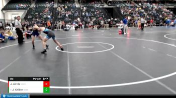 133 lbs Cons. Round 4 - Jordan Kelber, Nebraska-Kearney vs Joseph Airola, Nebraska-Kearney