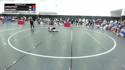 113 lbs Camden Rugg, Wisconsin Red vs Arav Pandey, Pennsylvania Blue