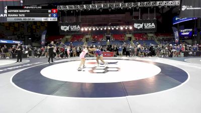 155 lbs Cons. Rd Of 64 - Adysen Maupin, OR vs Rianna Tate, AZ
