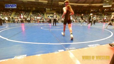 81 lbs Round Of 16 - Laney Henning, Cotton County Wrestling Club vs Paisley Ritschard, RT Elite