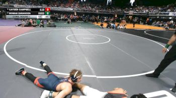 6A 132 lbs Cons. Round 1 - Cayden Campbell, Allen vs Roman Zaragoza, San Antonio Churchill