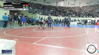 110 lbs Consi Of 32 #2 - Issac Smith, Saint's Wrestling Club vs Brody Buttery, Vian