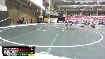 110 lbs Cons. Round 2 - Braelyn Dowdy, Greater Heights vs Kinsey Fireoved, Bobcat Wrestling Club