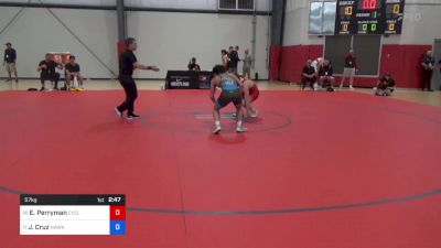 57 kg Consi Of 16 #2 - Ethan Perryman, Cyclone Regional Training Center C-RTC vs Joey Cruz, Hawkeye Wrestling Club