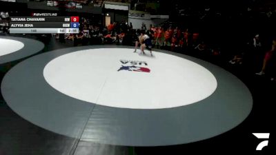 155 lbs Tatiana Chavarin, IEWA - Inland Empire Wrestling Association vs Alyvia Jeha, OCWA - Orange County Wrestling Association