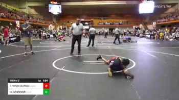 78 lbs Rr Rnd 2 - Peyton White Buffalo, Mandan WC vs Gage Chelewski, Colorado Outlaws