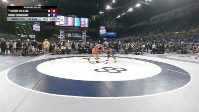 126 lbs Cons. Rd Of 32 - Aiden Jalajel, Oklahoma vs Rene Cordero, California