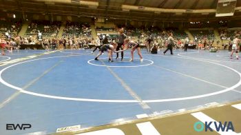 110 lbs Consolation - Brinlee Wooten, Warner Eagles Youth Wrestling vs Maddie Burkhart, Tulsa Blue T Panthers